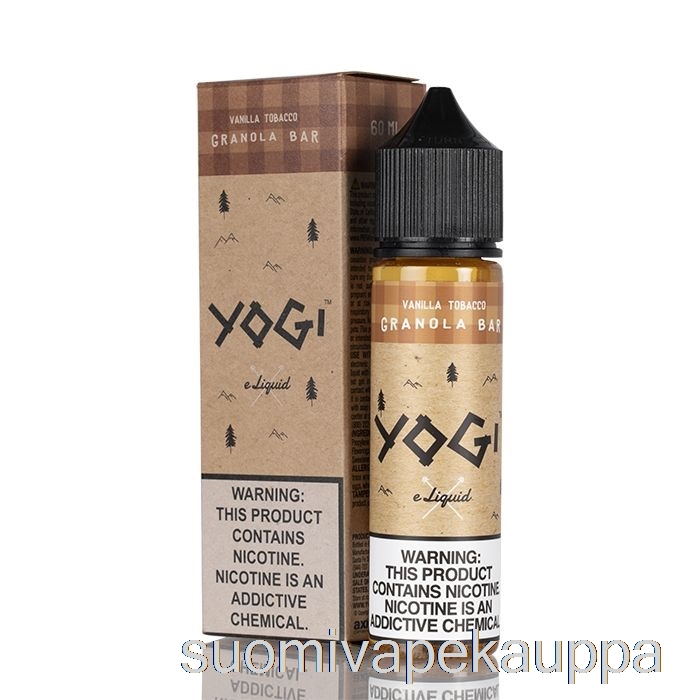 Vape Kauppa Vanilja Tupakka Granolapatukka - Yogi E-neste - 60ml 3mg